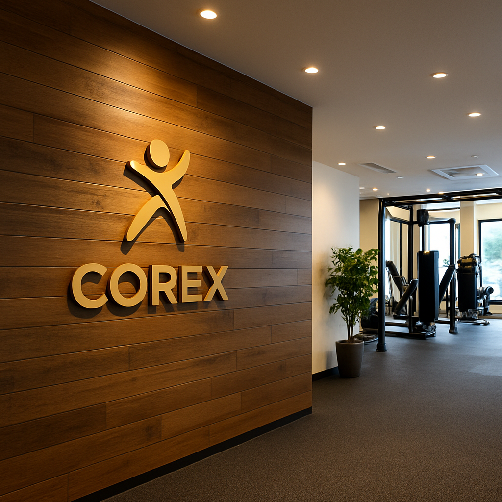 新車が屋内の展示場に展示されている様子